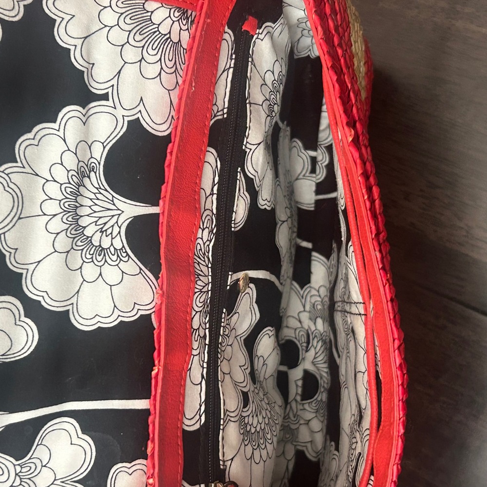 Kate Spade New York Kaley Bow Bridge Wicker Straw Shoulder Bag Clutch - Picture 15 of 15